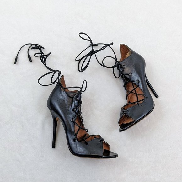 Malone Souliers Savannah Bootie in Black Lace Up - Picture 2 of 12